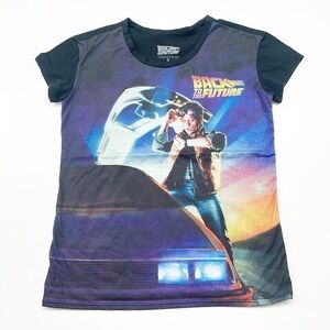 Back To The Future graphic print pajama top